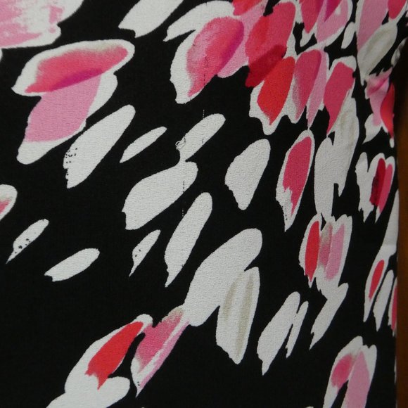 Offers Welcomed! Ann Taylor LOFT Black Floral Shift Dress - Size Small - Picture 5 of 6